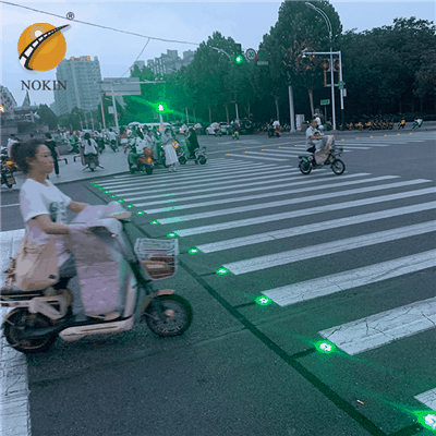 Flashing solar pavement markers with smart zebra crossing system